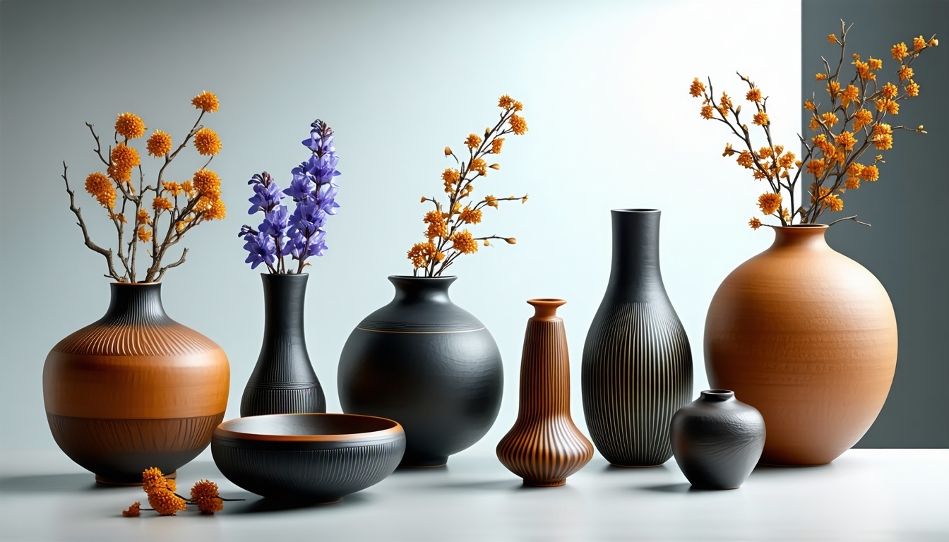 Handcrafted vases and decorative accents by Canoazelite